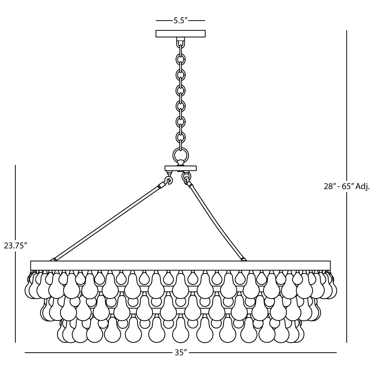Bling Chandelier