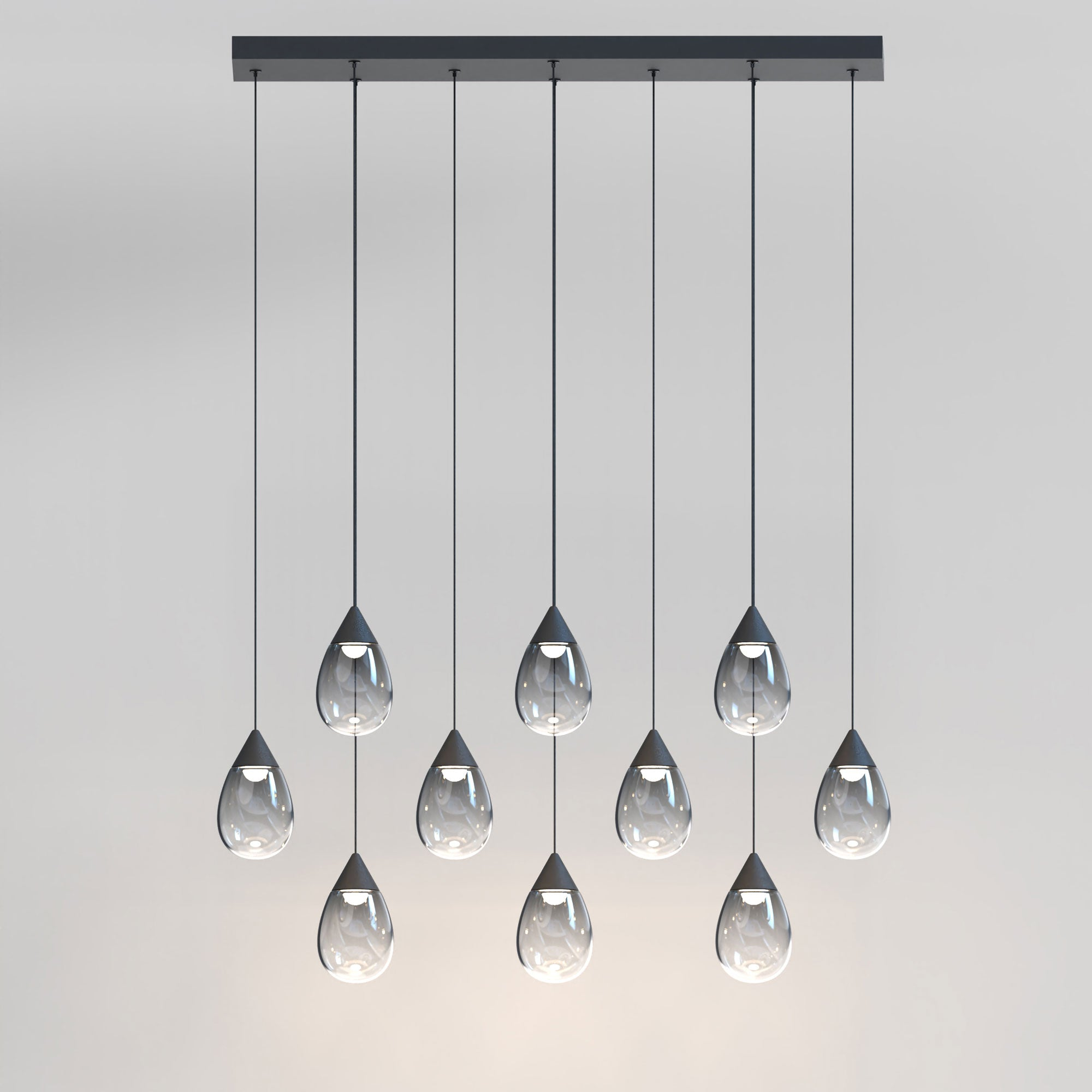 Dewdrop Multi Light Linear Pendant