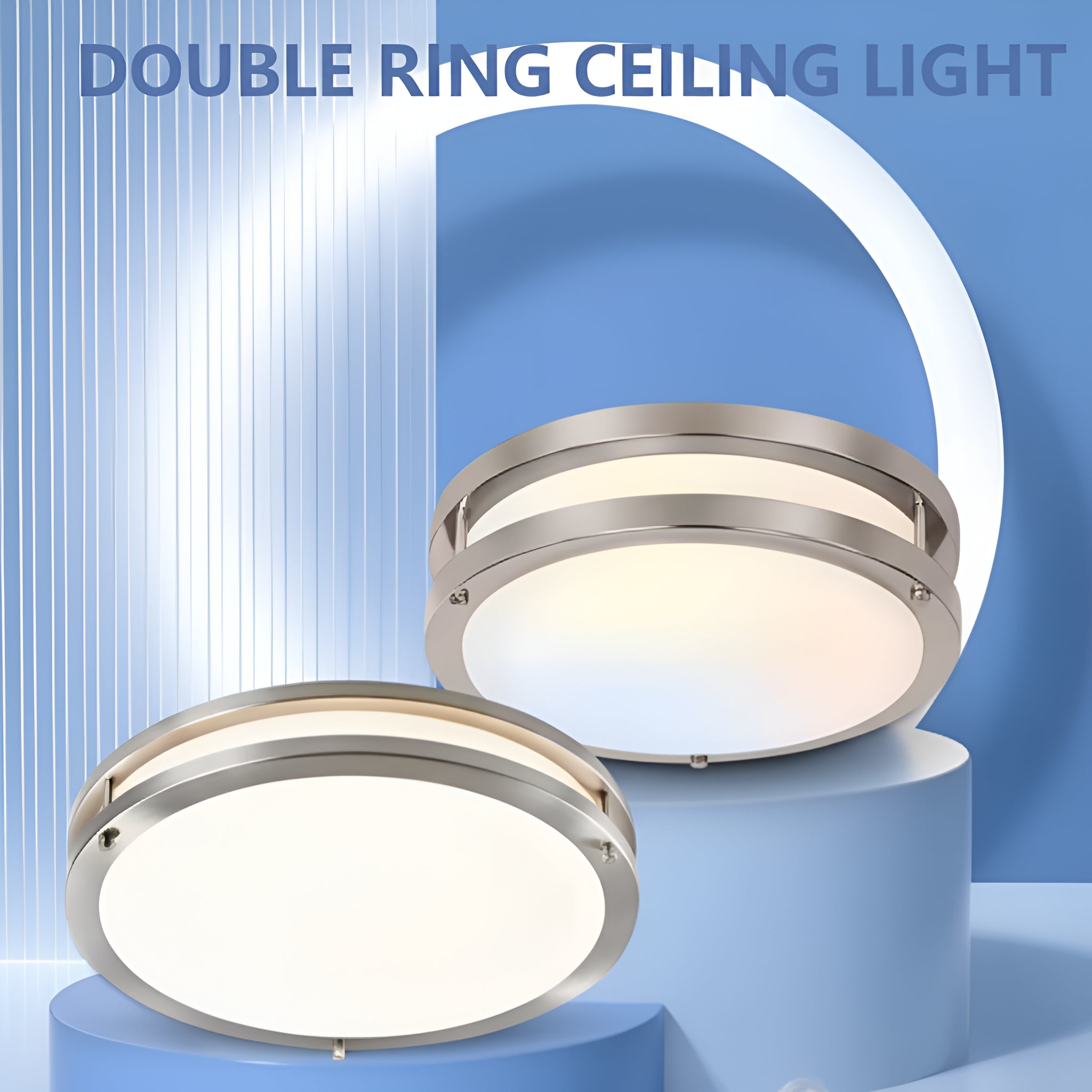 Luminara Arcus Halo Flush-Mount Ceiling Fixture