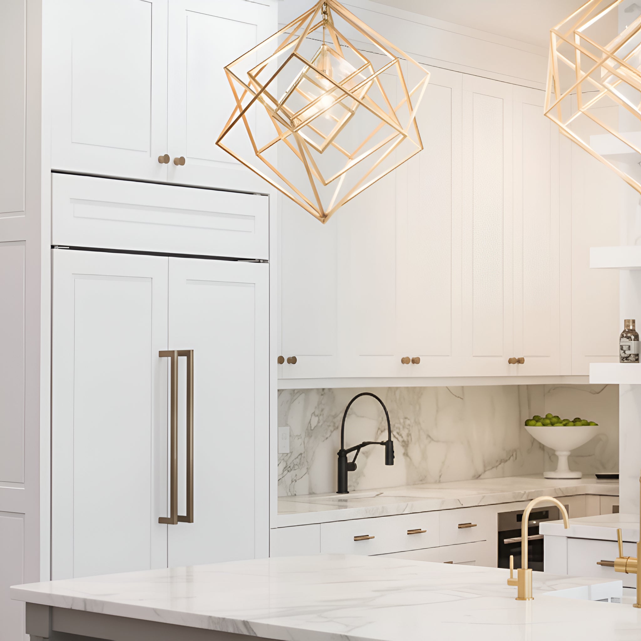 Meridian Atelier OrbitCube Geometric Hanging Lantern