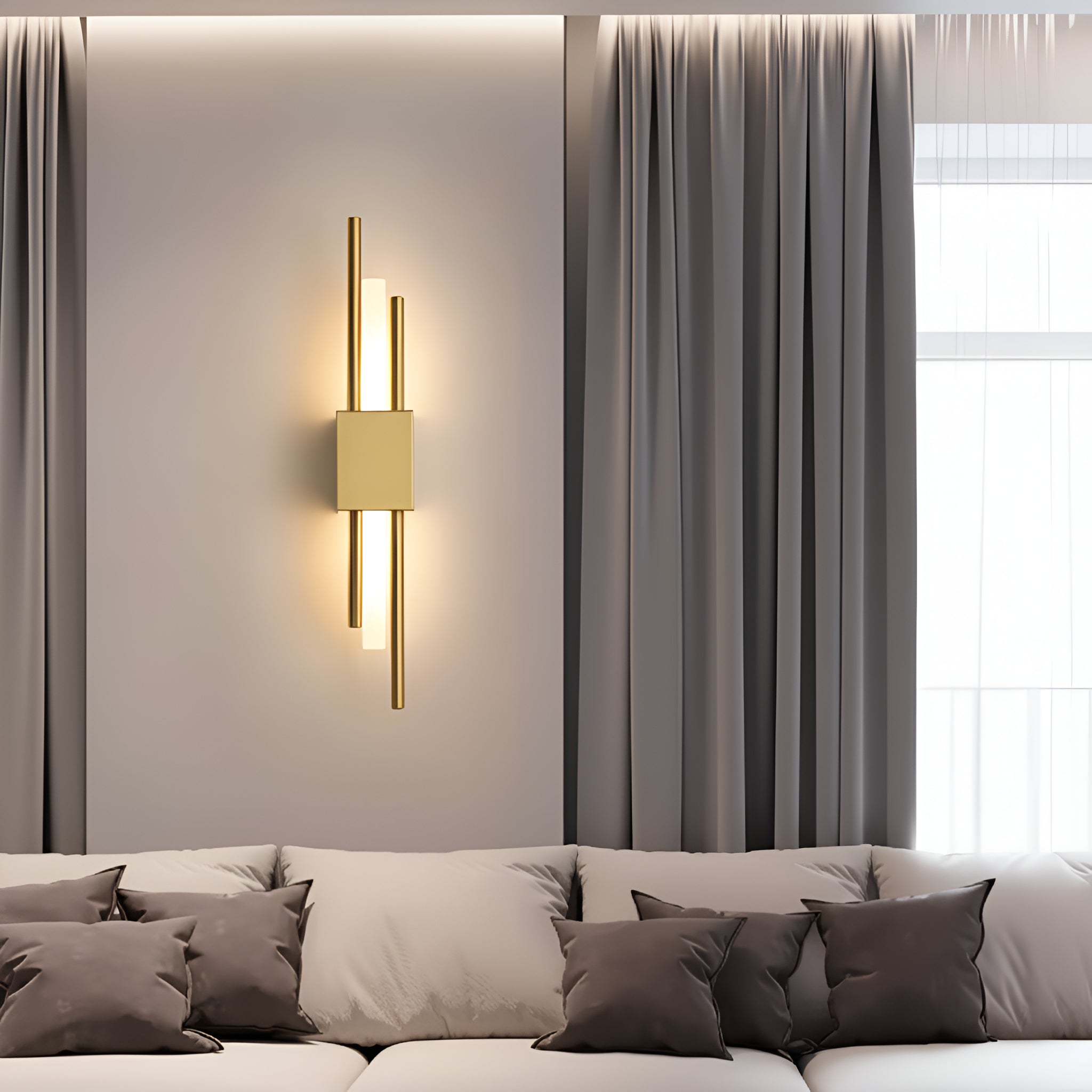 Celestine Studio Linera Dual-Bar LED Sconce