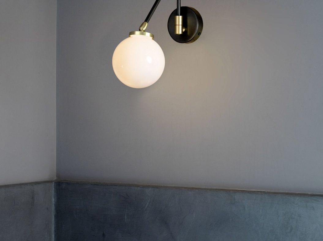 Array Twin Opal Wall Light