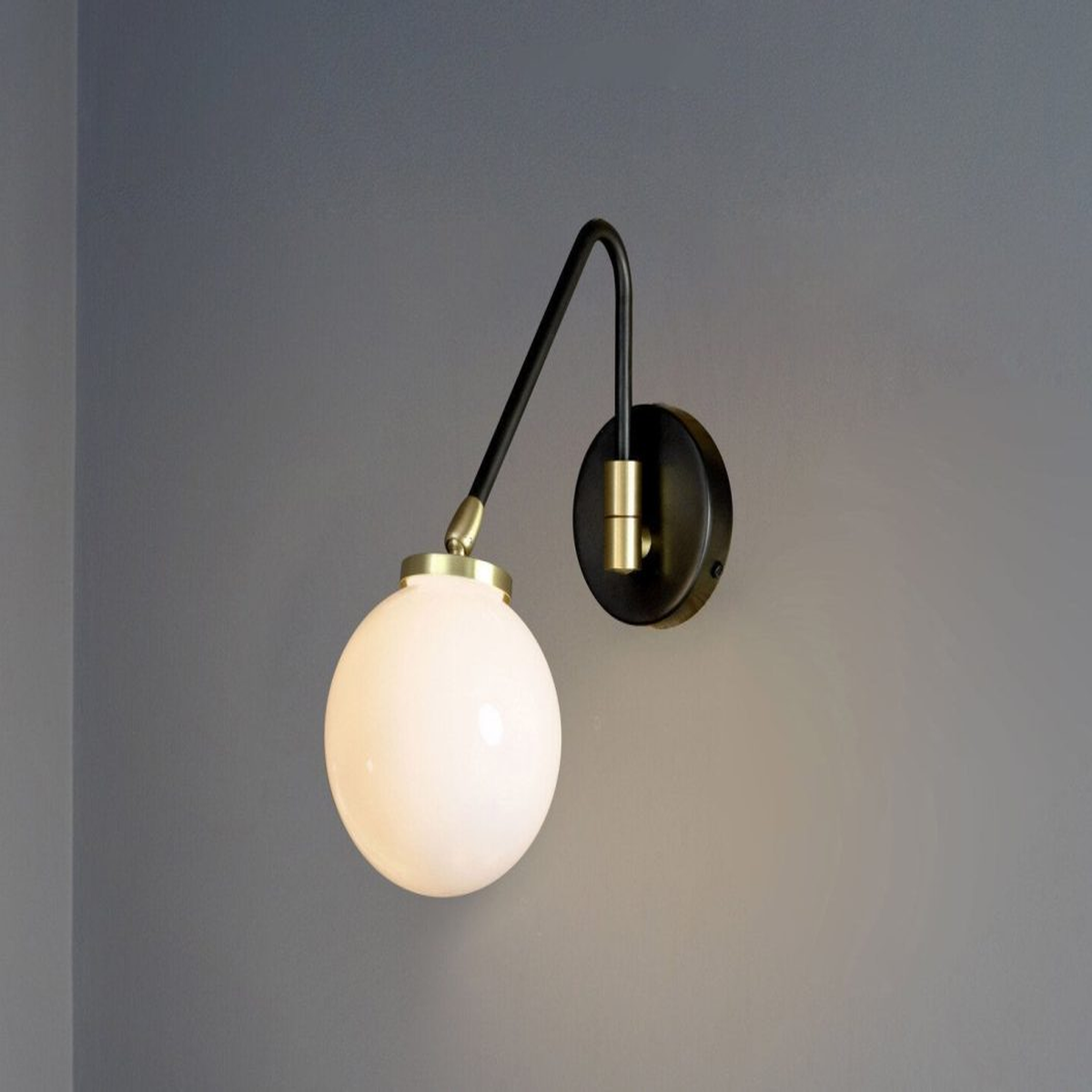 Array Twin Opal Wall Light