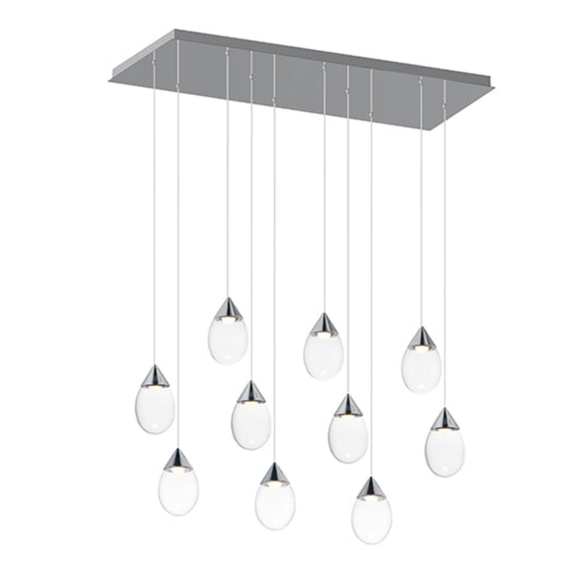 Dewdrop Multi Light Linear Pendant
