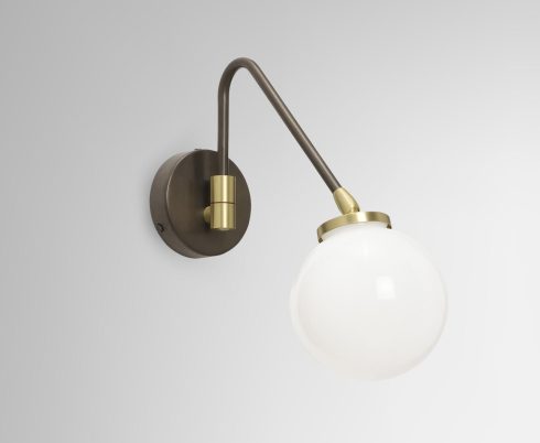 Array Twin Opal Wall Light