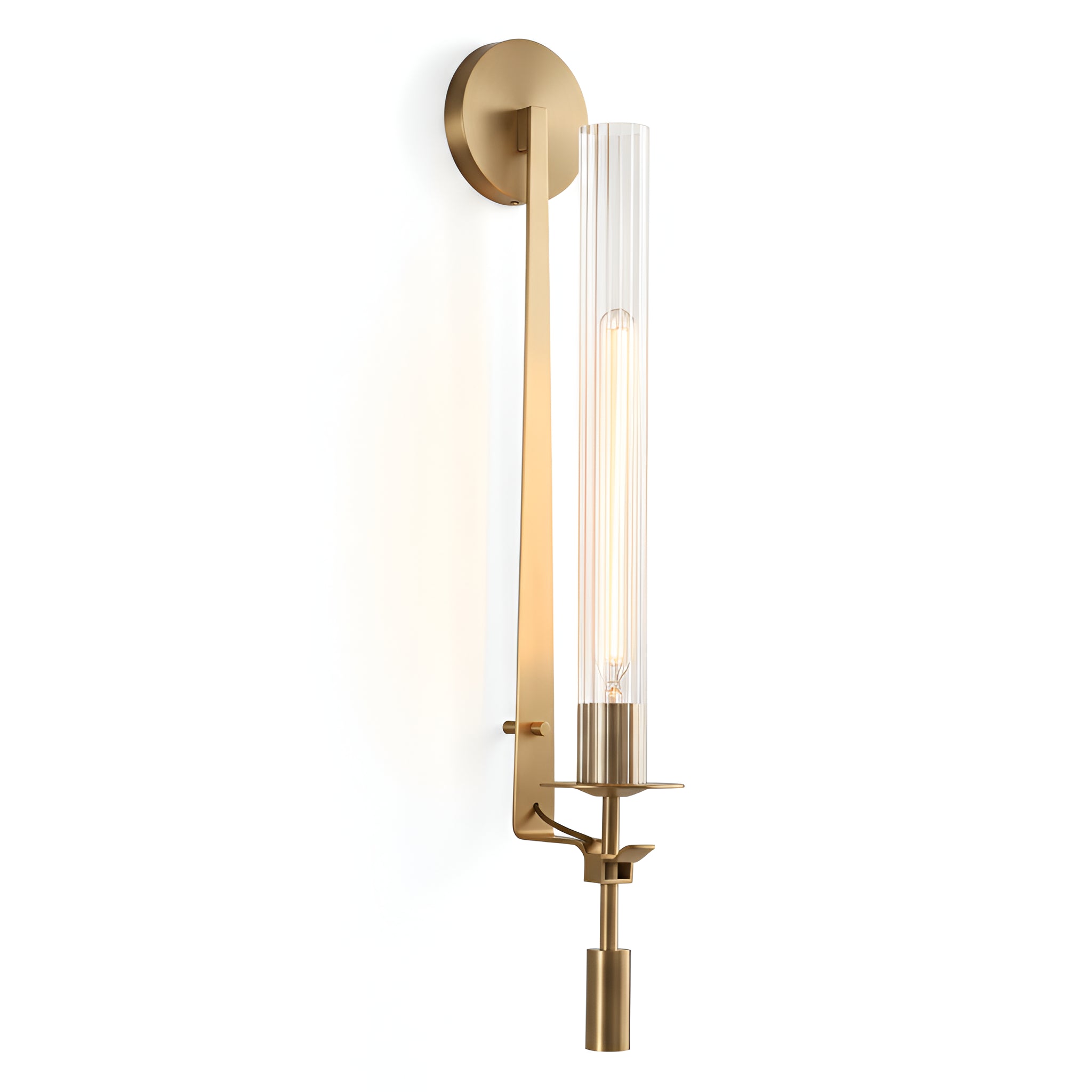 Atelier Orion Lumina Vertice Fluted Glass Sconce
