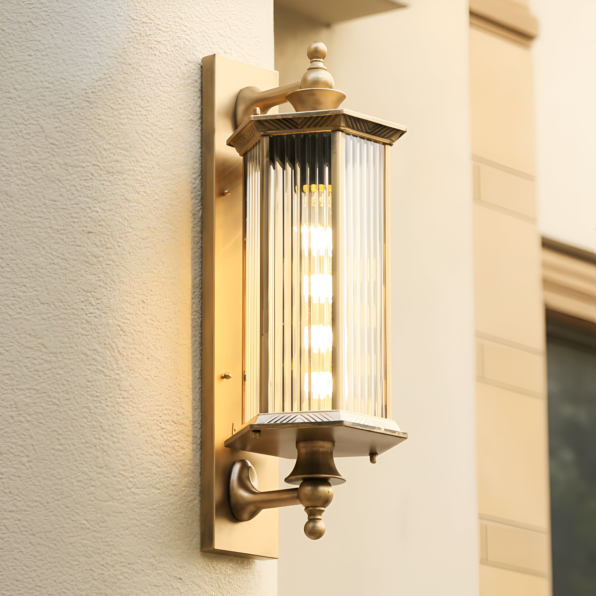 Aurelium Lux VetroLine WaterGuard Wall Lantern