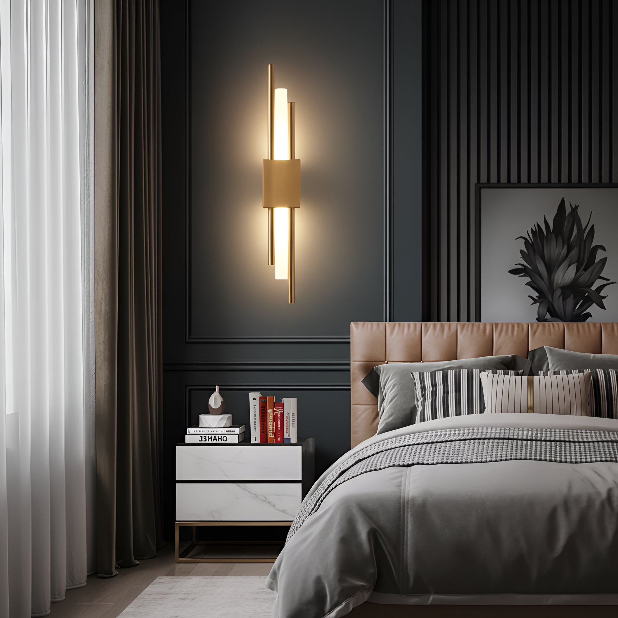 Celestine Studio Linera Dual-Bar LED Sconce
