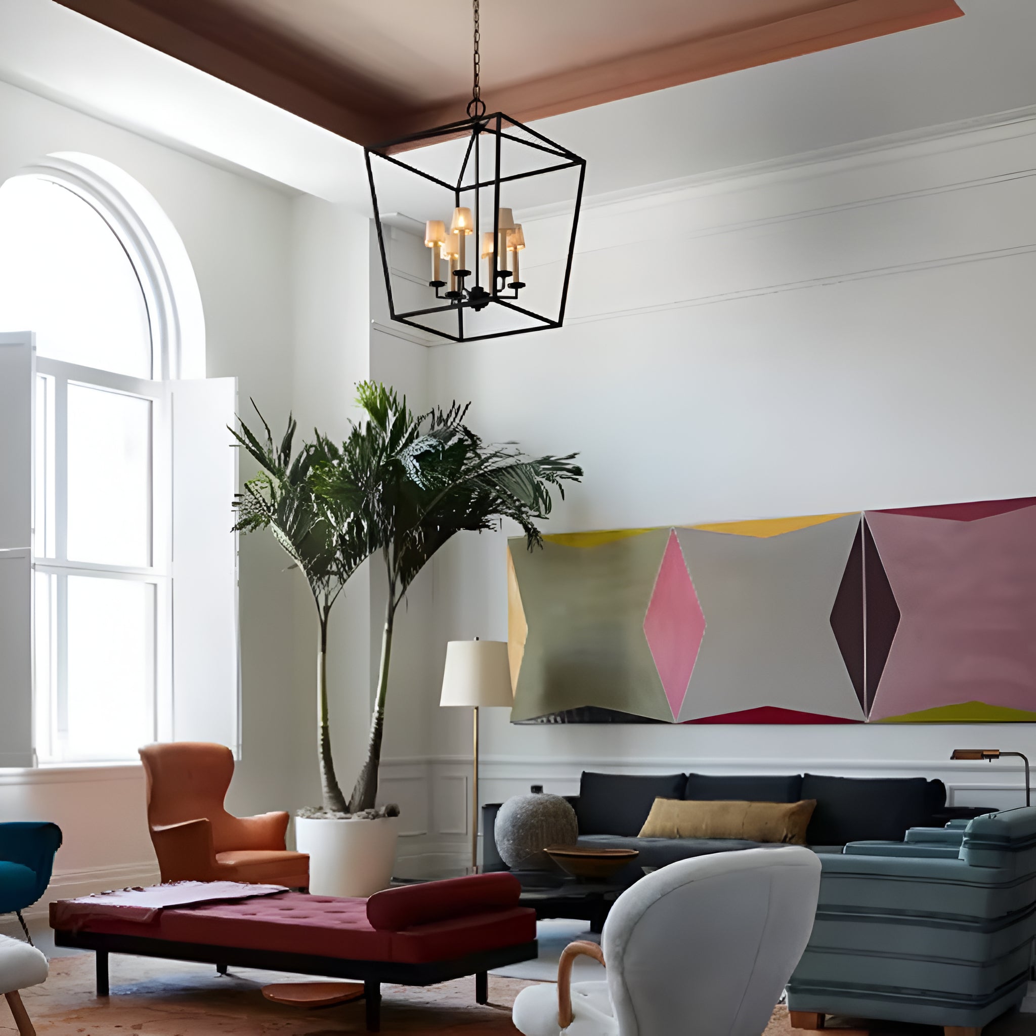 Aurelia Fondale Cassaro Four-Light Hanging Lantern