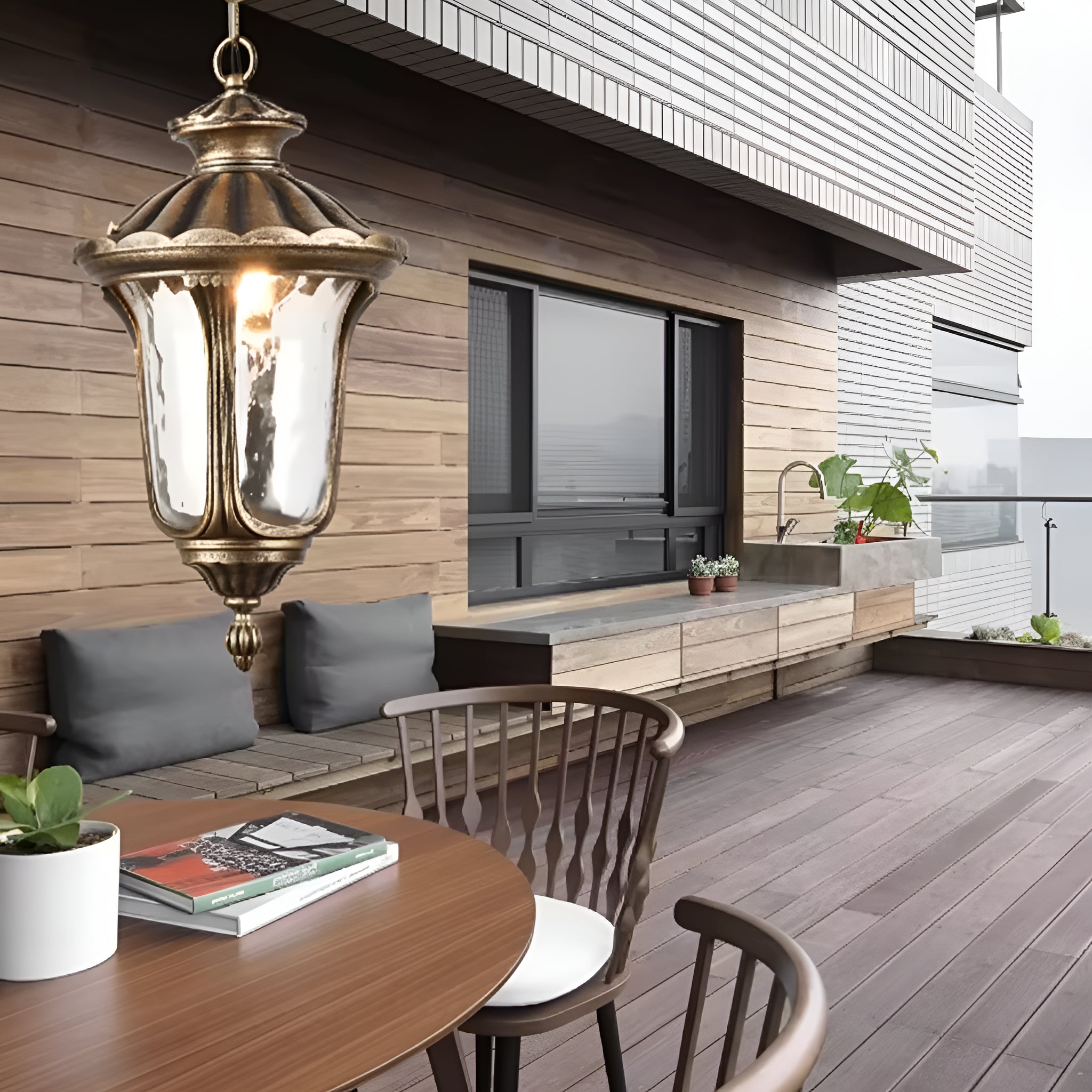 Braverton HarborCrest Covered Porch Pendant